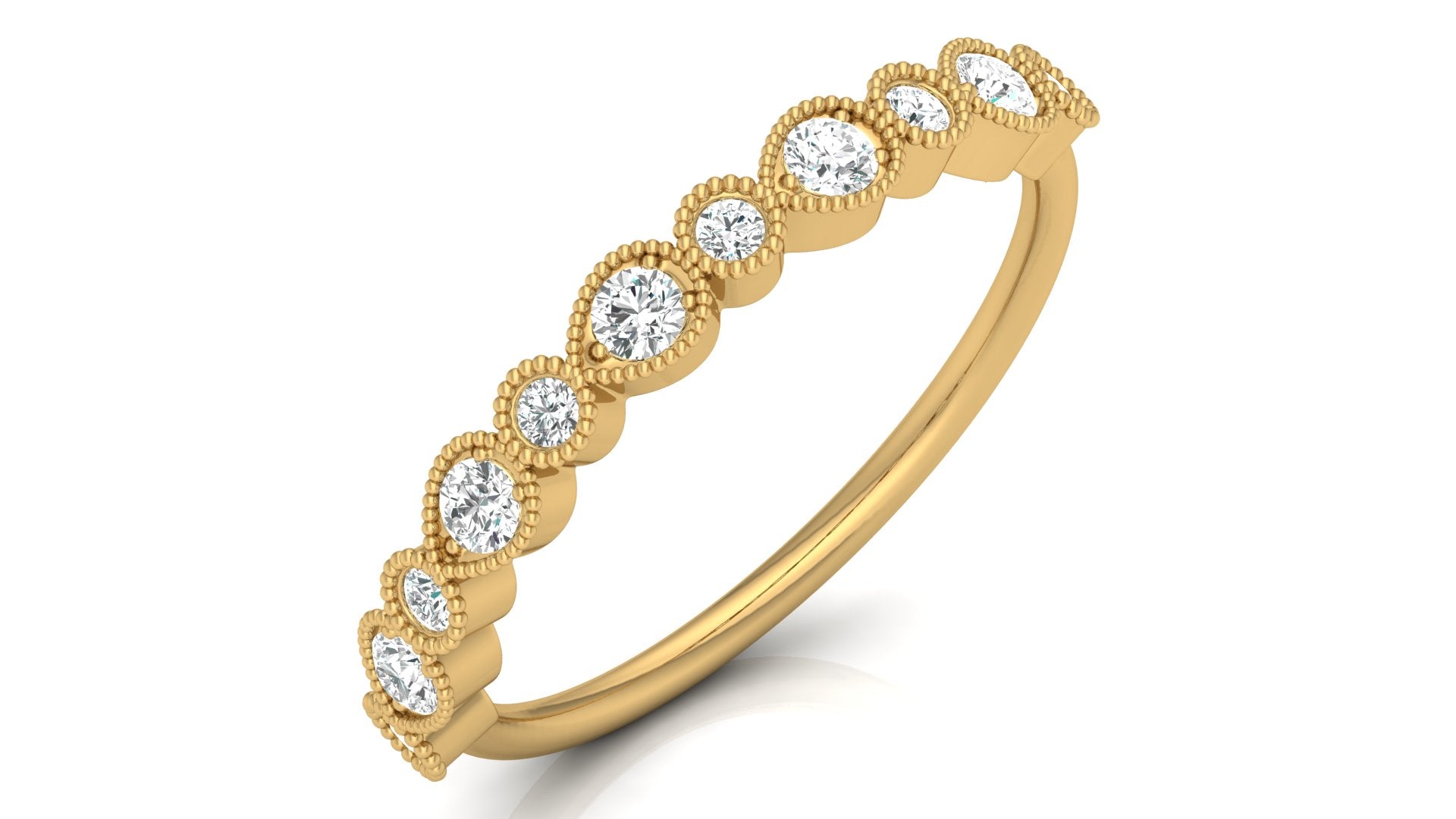 Cover Elven Diamond Engagement Ring - S18