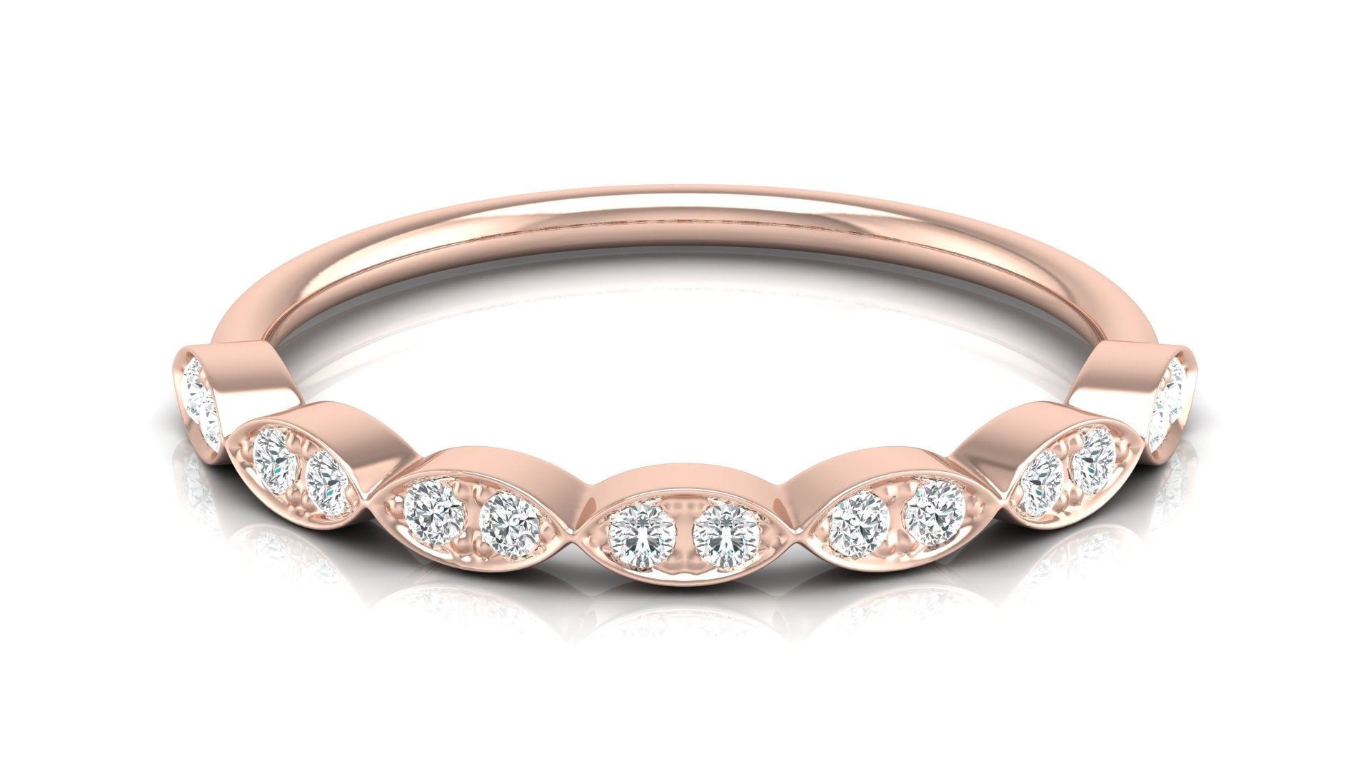 Seven-Fourteen Oval Diamond Engagement Ring - S21