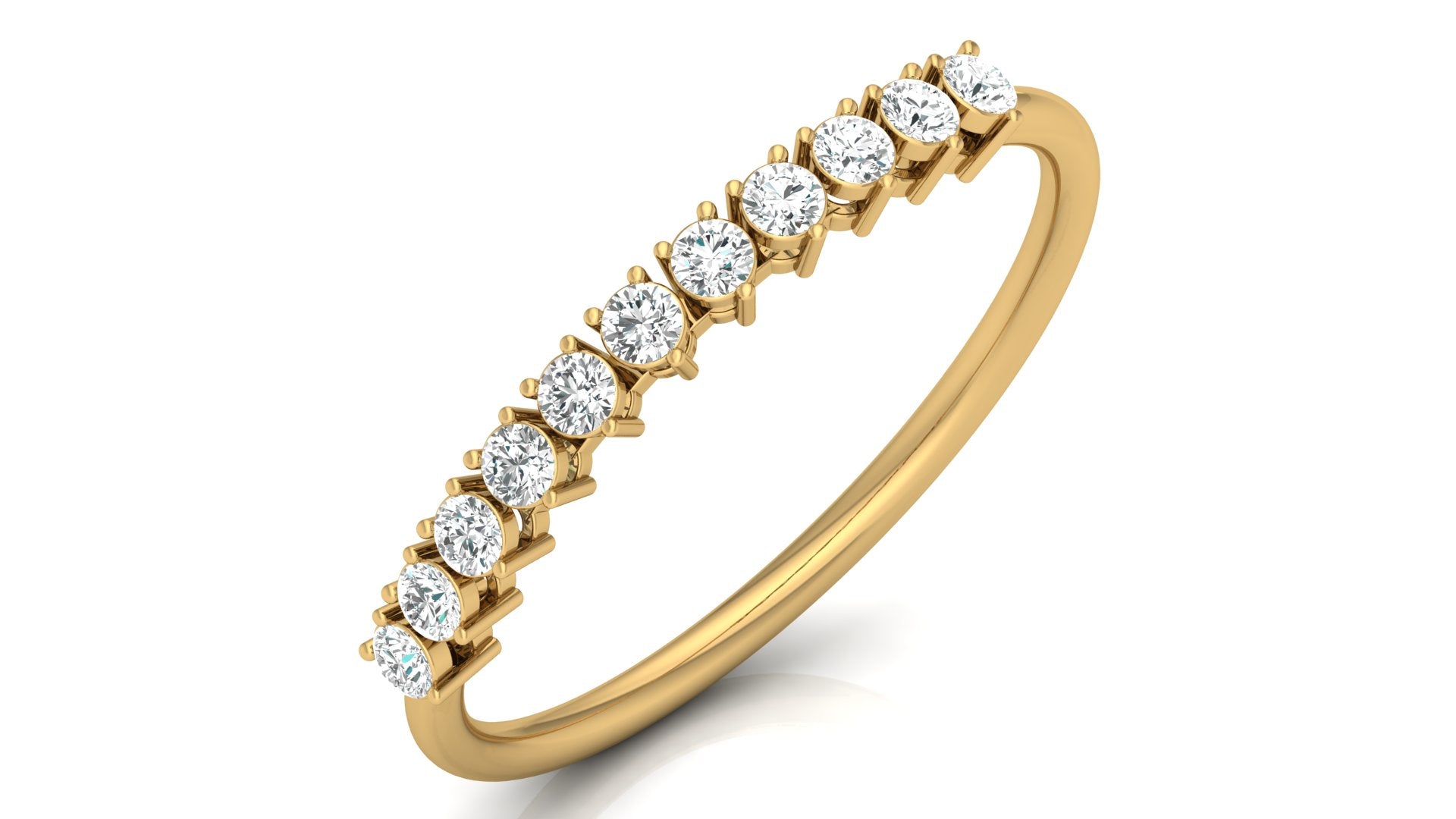 Beautiful Eleven Diamond Ring-S7