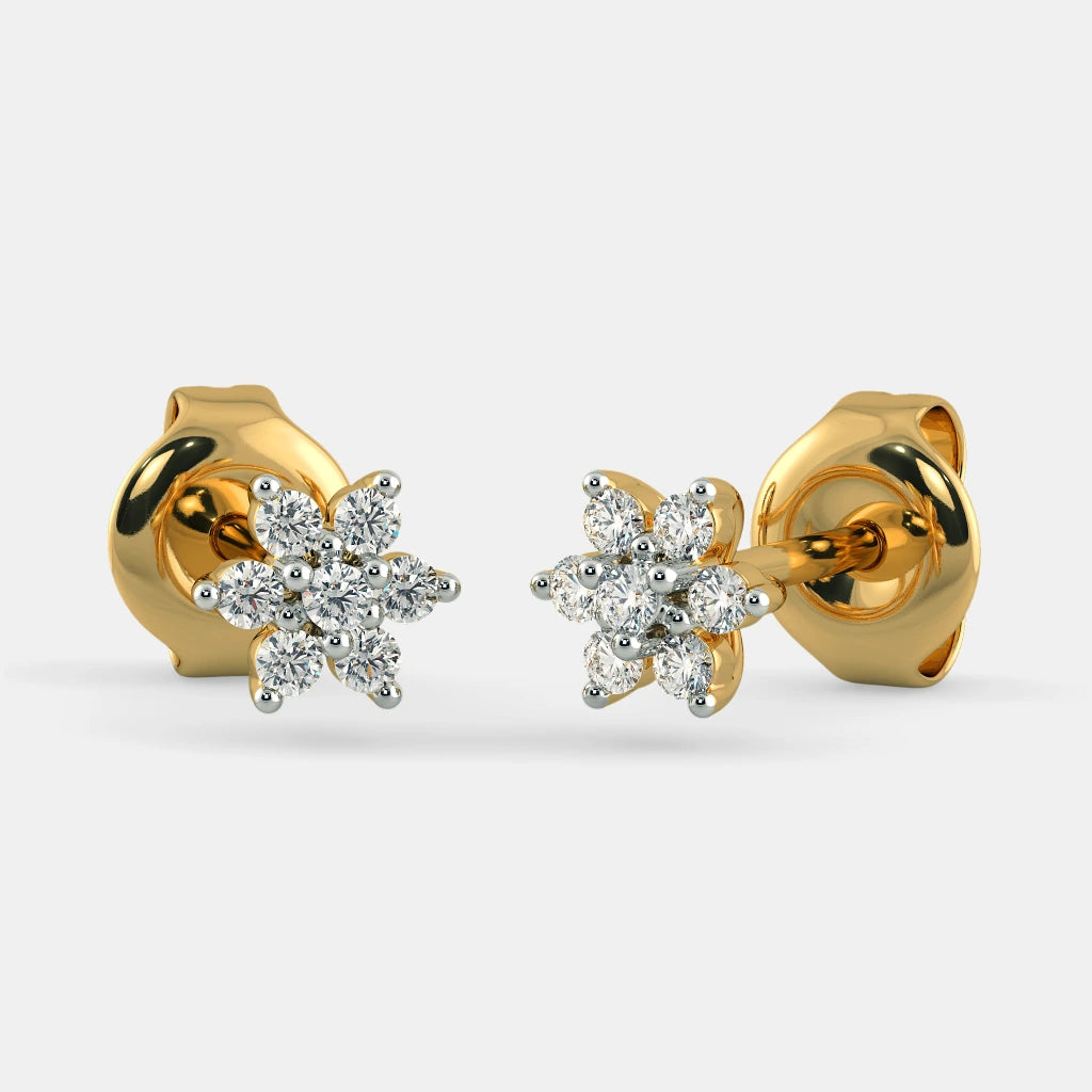 Diamond Seven Stone Earrings-SSJDE01