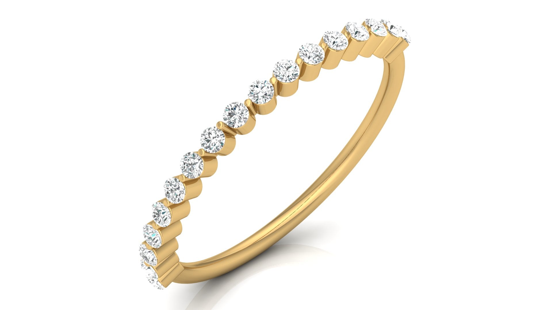 Wedding Bands Seventeen Diamond Ring-S10