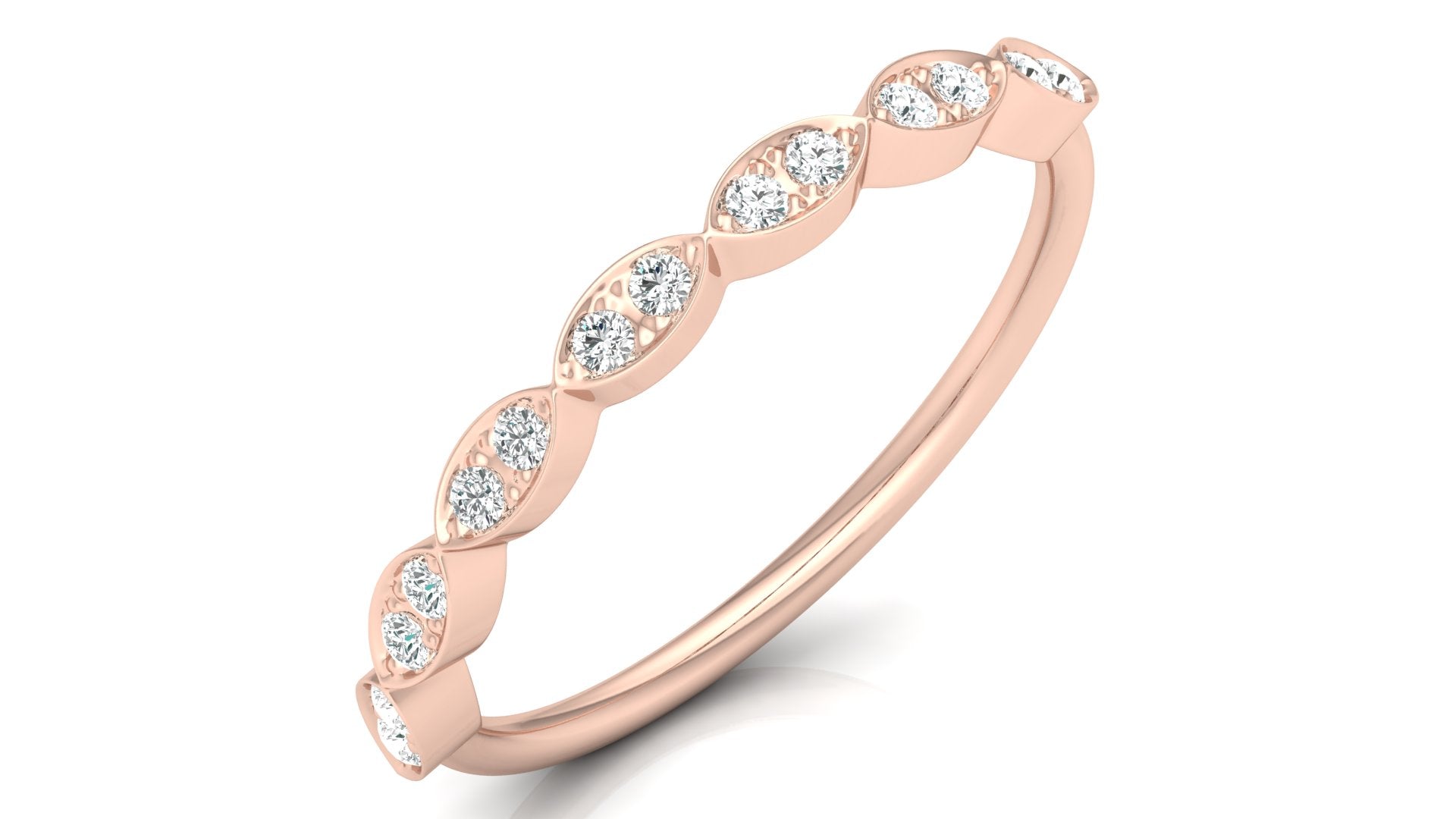 Seven-Fourteen Oval Diamond Engagement Ring - S21