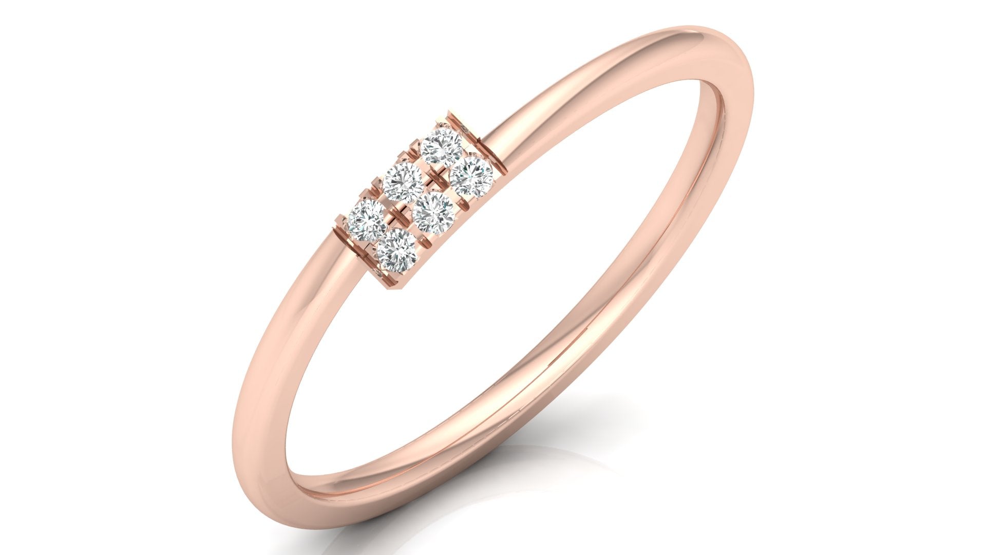 Rectoma six Diamond Diamond Engagement Ring - S23