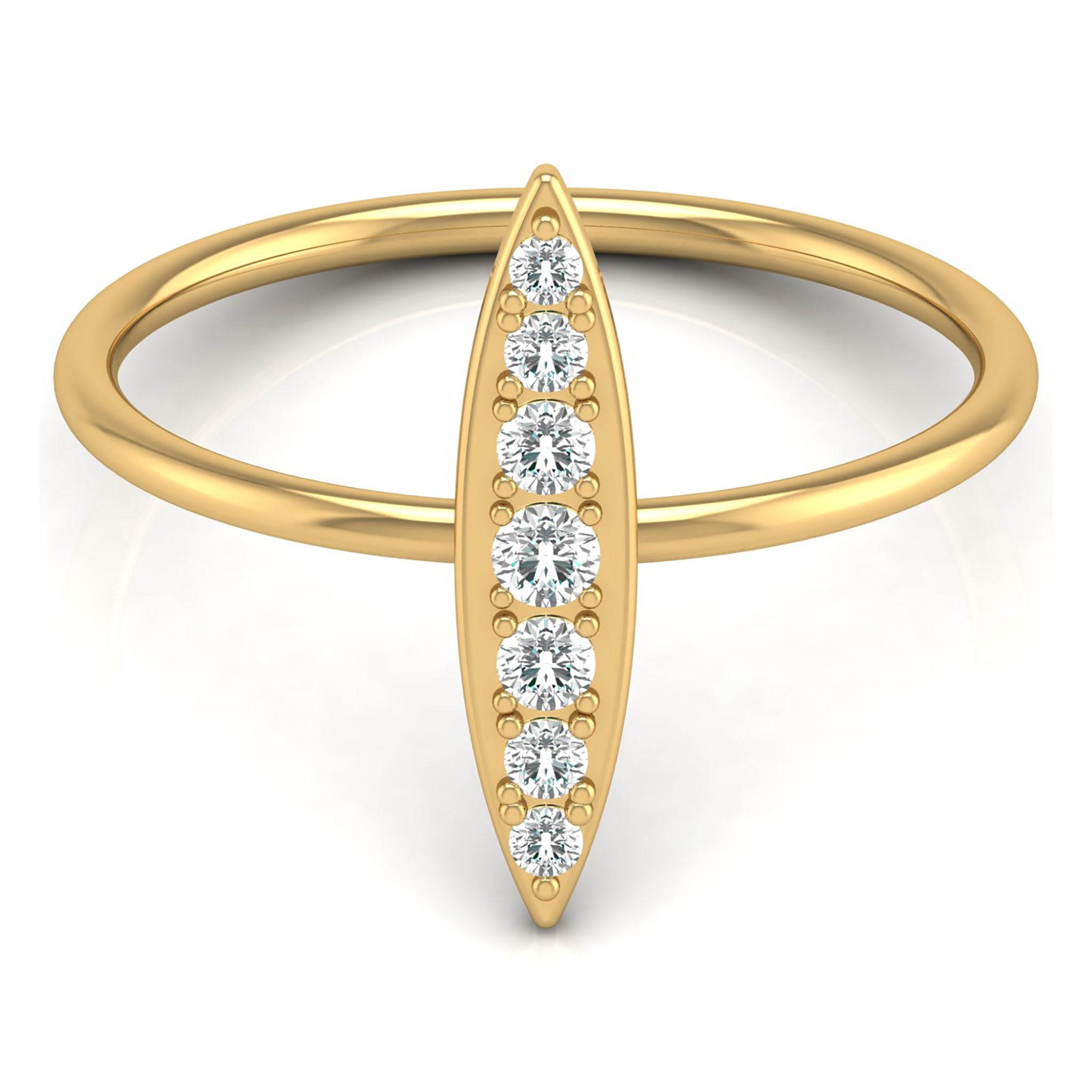 Seven-in Diamond Engagement Ring - S25