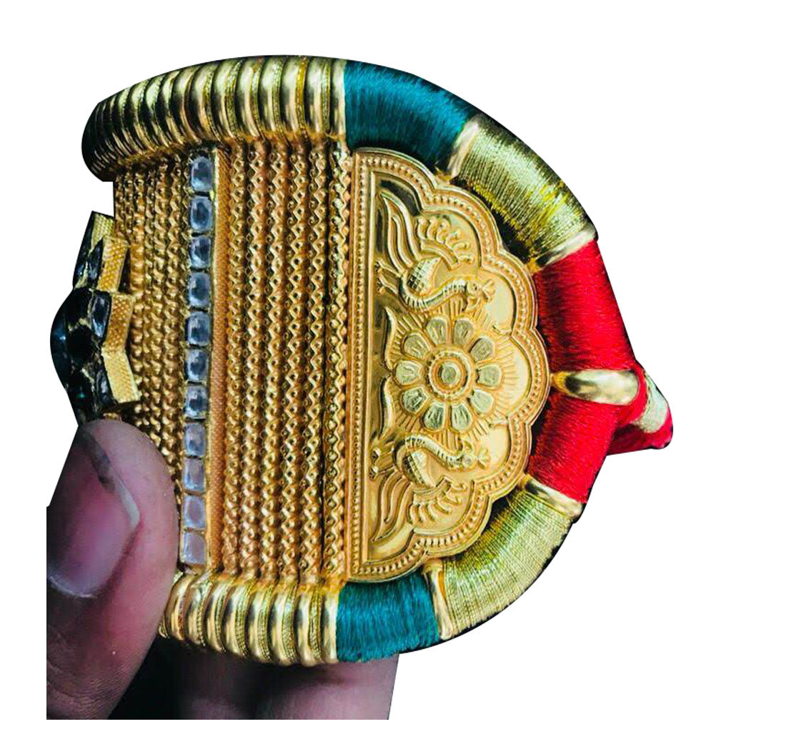 Gold Rajasthani Shoulder Wear BajuBandh -SSJGRA002
