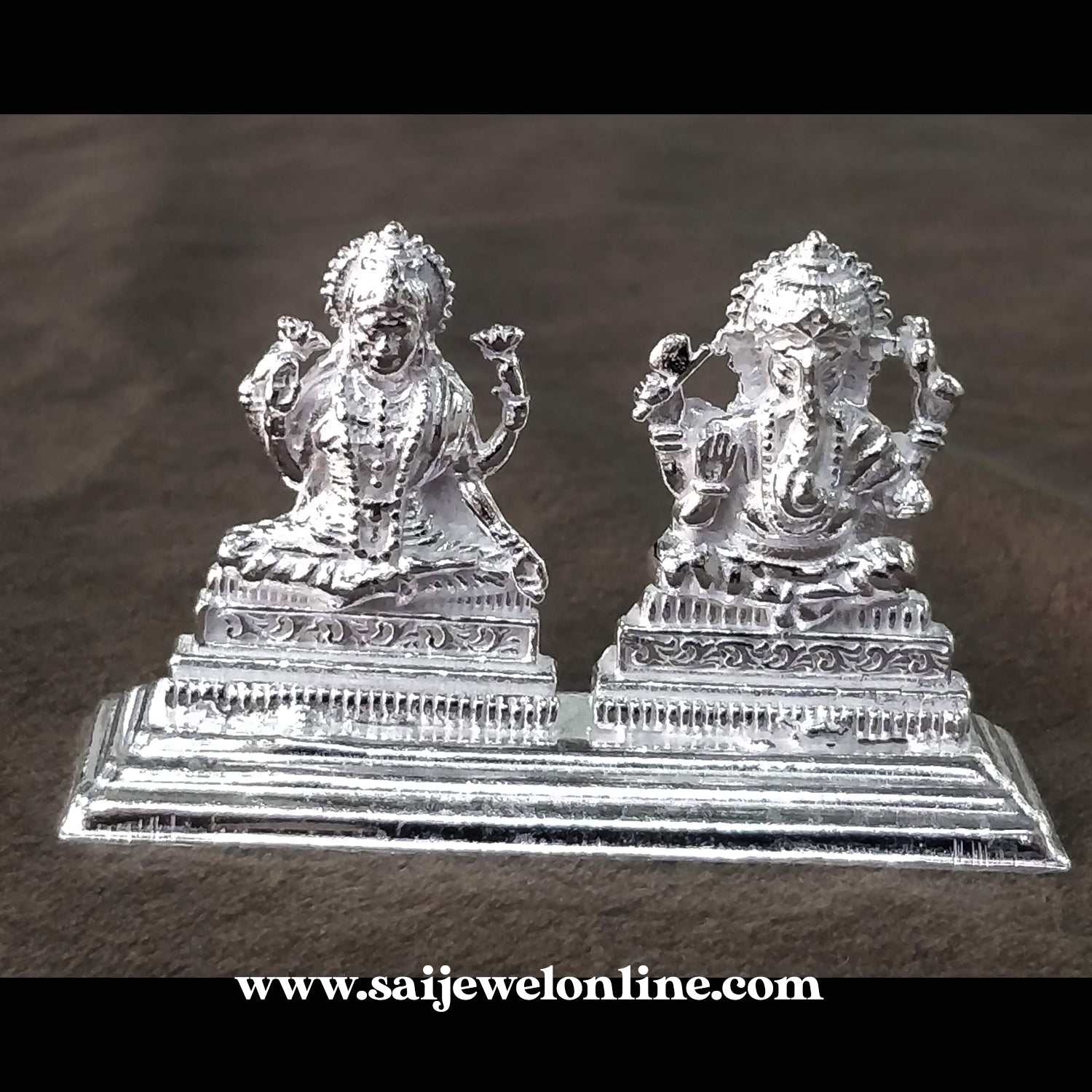 Silver Lakshmi Ganesh ji Idol Diwali Collection