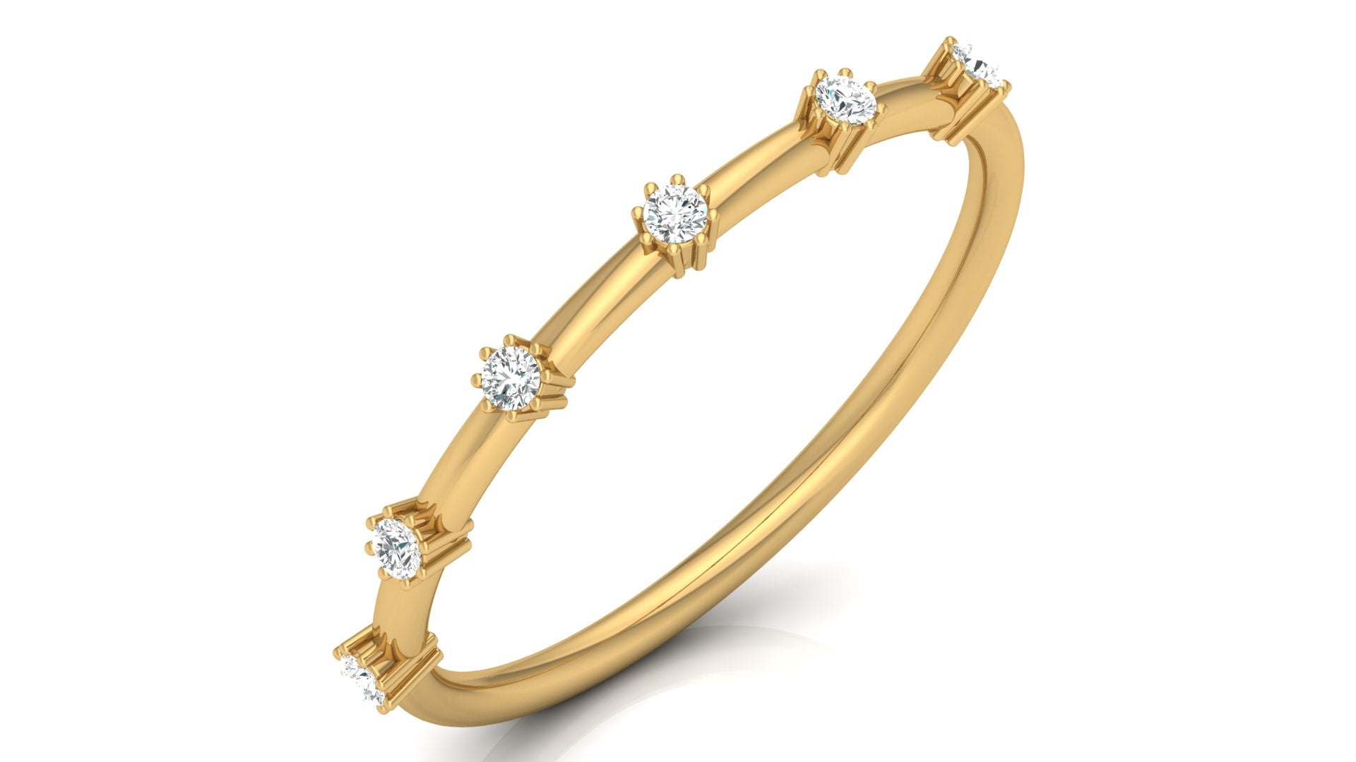 Wedding Bands Seventeen Diamond Ring-S14