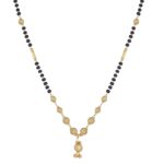 22k Gold Light Weight Mangalsutra for Women-SSJGM03