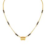 22k Gold Light Weight Mangalsutra for Women-SSJGM01