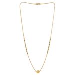 22k Gold Light Weight Mangalsutra for Women-SSJGM02