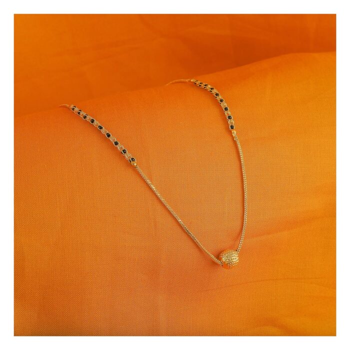 22k Gold Light Weight Mangalsutra for Women-SSJGM02 - Image 2