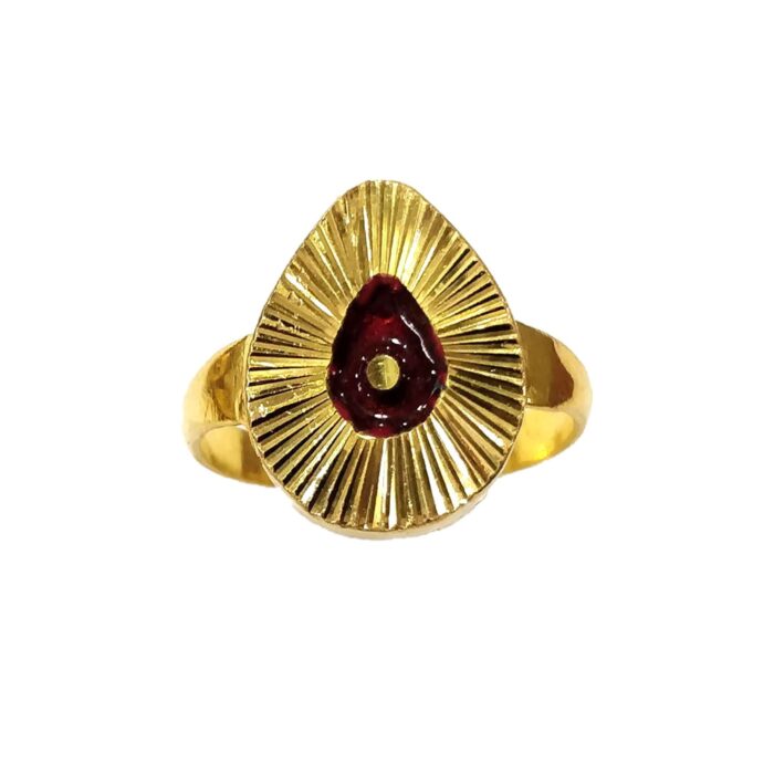 B.K Beautiful Baba Gold Ring-BKGR003 - Image 1