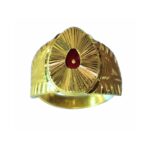 Brahma Kumaris 22k Hallmarked Gold Ring-7.500gm | Spiritual Jewellery -BKGR006