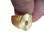 Brahma Kumaris 22k Hallmarked Gold Ring-7.500gm | Spiritual Jewellery -BKGR006 - Image 2