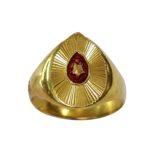 B.K Beautiful Baba Gold Ring-BKGR004