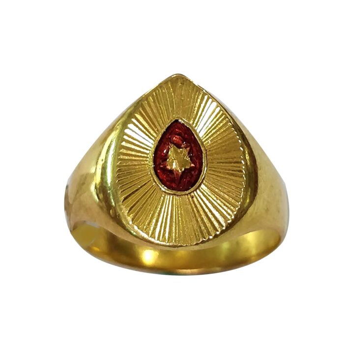 B.K Beautiful Baba Gold Ring-BKGR004 - Image 1
