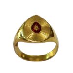 B.K Beautiful Baba Gold Ring-BKGR004 - Image 2