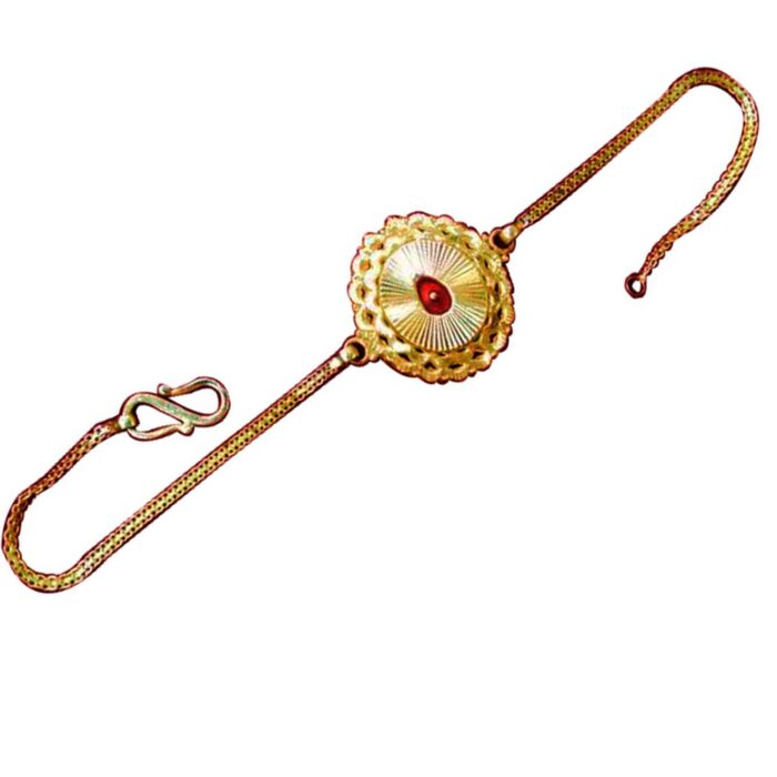 BKbandgold B.K Gold Brahma Kumaris Rakhi / Bracelet-BKGRA01 - Image 1