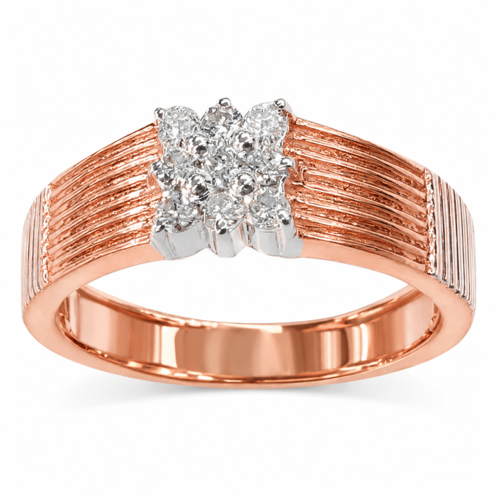 Men’s Diamond Finger Ring – 18K Glossy Hallmarked Gold with IGI Certified Natural Diamonds | Sai Jewellers -RMDG2 - Image 7