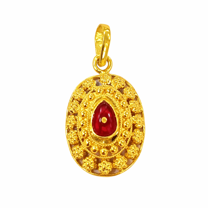 B.K Gold Baba Pendant-BKGP06 - Image 2