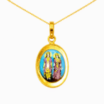 B.K Gold Baba Pendant-BKGP02