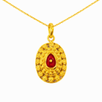 B.K Gold Baba Pendant-BKGP06