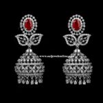 Diamond Jhumki Earrings-SSJDEJ01 - Image 2