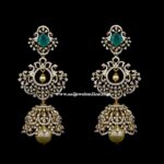 Diamond Jhumki Earrings-SSJDEJ02