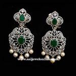 Diamond Jhumki Earrings-SSJDEJ04