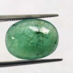 5.45 ct / 6.04 Ratti Panna  | Natural Emerald with Certificate Oval Cut | Buddha Ratna - Image 2