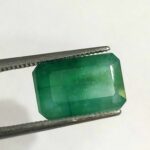 4.55 ct / 5.05 Ratti Panna  | Natural Emerald with Certificate Emerald Cut | Buddha Ratna