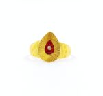 B.K Beautiful Diamond Baba Gold Ring-BKGR009 - Image 3