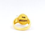 Brahma Kumaris 22k Hallmarked Gold Ring - 5.020gm | Spiritual Divine Jewellery-BKGR012 - Image 5