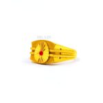 Brahma Kumaris 22k Hallmarked Gold Ring - 7.810gm | Spiritual Shivbaba Ring -BKGR015 - Image 2