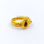 Brahma Kumaris 22k Hallmarked Gold Ring - 2.120gm | Spiritual Jewellery -BKGR010 - Image 4