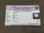 9.40ct Natural Pearl (Moti) Round Shape with Certificate | Best Quality Gemstones - Image 3