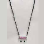 925 Sterling Silver Mangalsutra Gangaur Pendant With Chain | Gift for Women and Girls