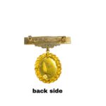22k Hallmarked Gold Om Shanti Badge – Spiritual BK Jewellery (4.680 gm)- BKGB4 - Image 5