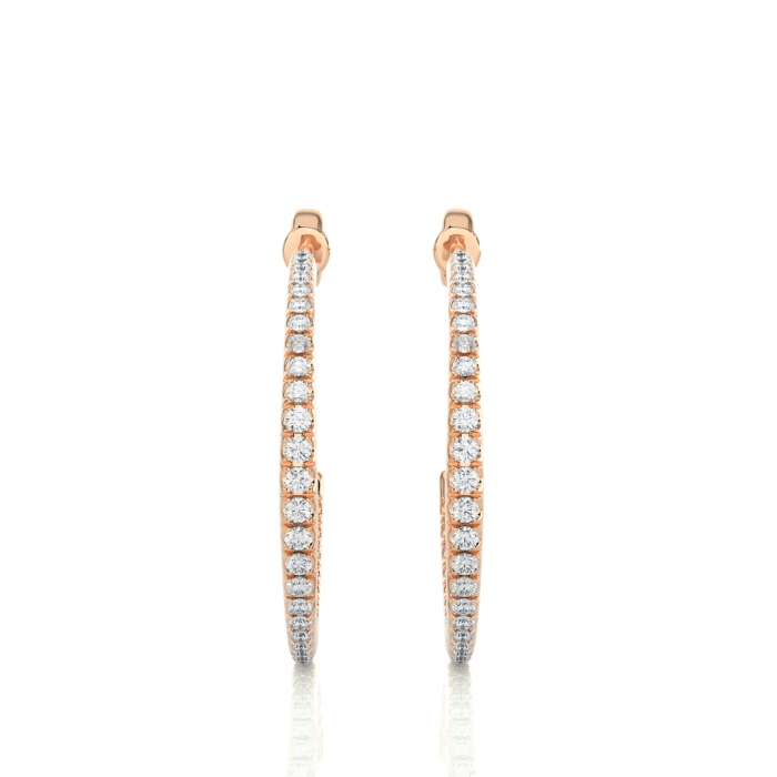 Diamond Bali Earrings-DH_RD_113 - Image 8