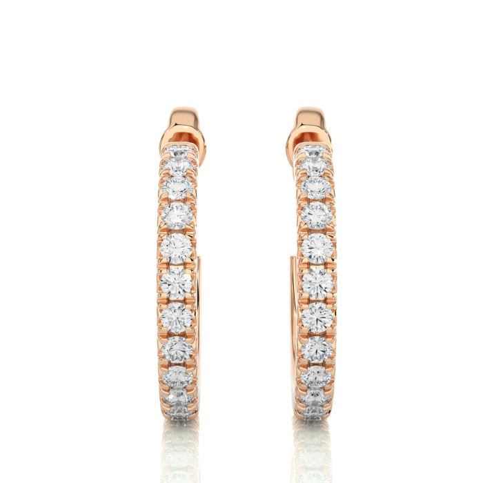 Diamond Bali Earrings-DH_RD_114 - Image 6