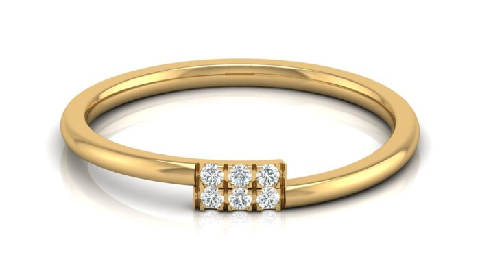 Rectoma six Diamond Diamond Engagement Ring - S23 - Image 5