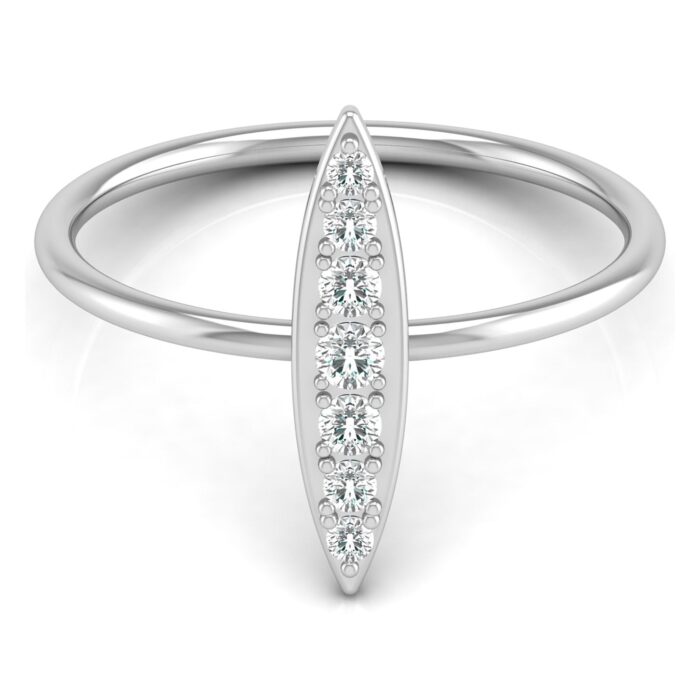 Seven-in Diamond Engagement Ring - S25 - Image 8
