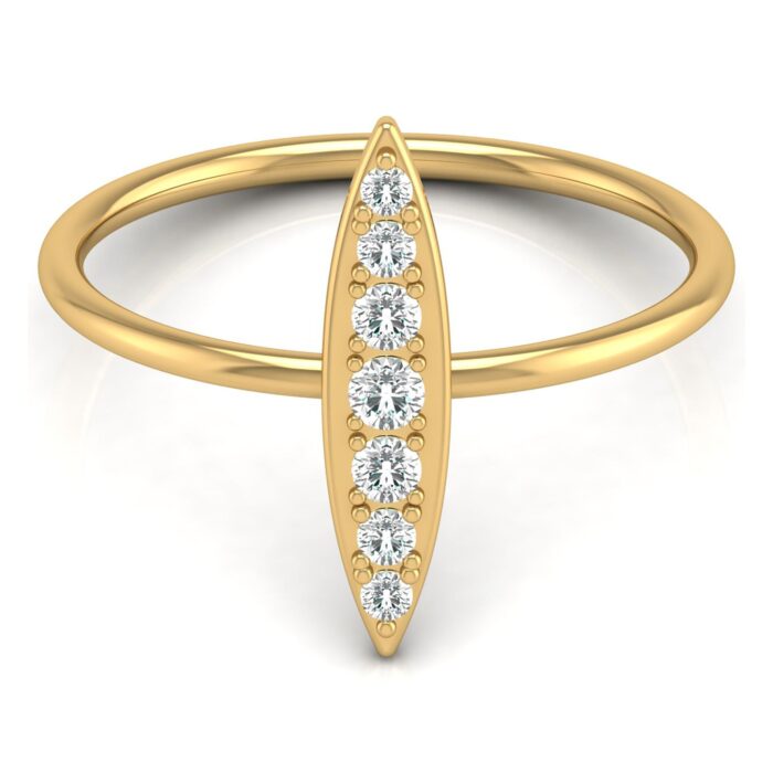 Seven-in Diamond Engagement Ring - S25 - Image 2