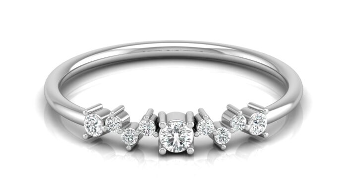 Dazzling Nine Stone Diamond Ring - Image 9