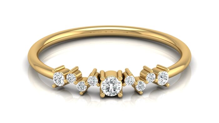Dazzling Nine Stone Diamond Ring - Image 3