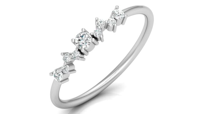 Dazzling Nine Stone Diamond Ring - Image 7