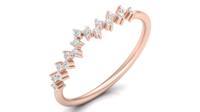 Fancy Seventeen Stone Diamond Ring-S5 - Image 4
