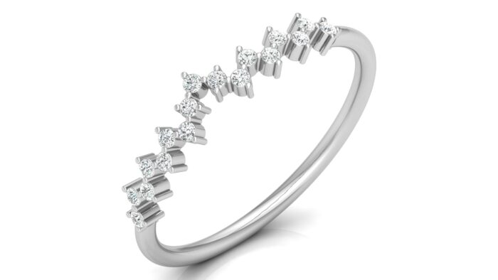 Fancy Seventeen Stone Diamond Ring-S5 - Image 7