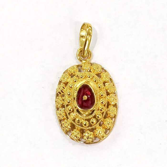 SSJBKRA051_12 B.K Gold Baba Pendant-BKGP06 - Image 1