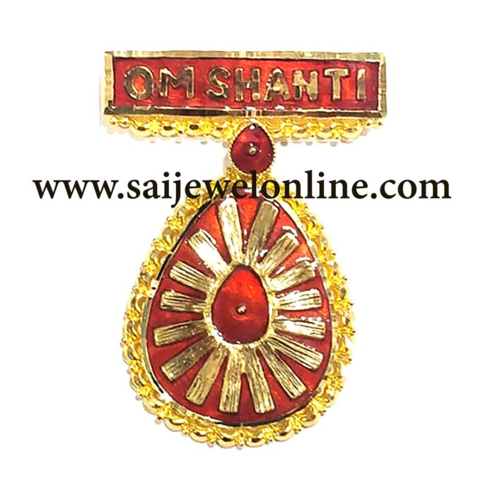 B.K Gold Baba Badge-BKGB28 - Image 1